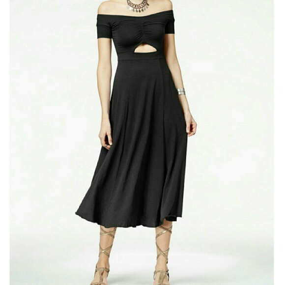 Free People Dresses & Skirts - FREE PEOPLE Off-the-shoulder Empire Waist Dress